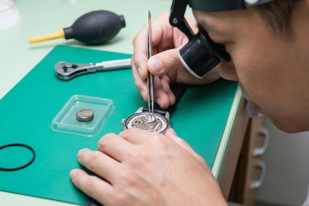 石英錶換電池的正確做法