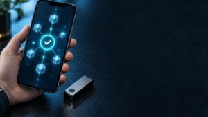 USDT 收款鏈上驗證與錢包安全示意圖